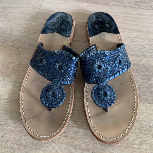 navy blue jack rogers sandals